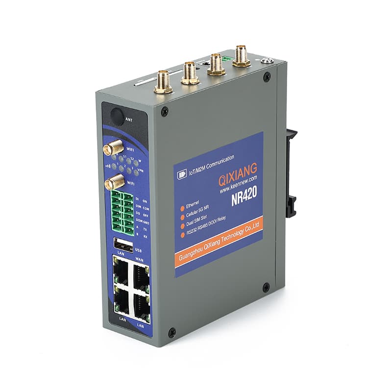 NR420 DIN-Rail Industrial 5G Router